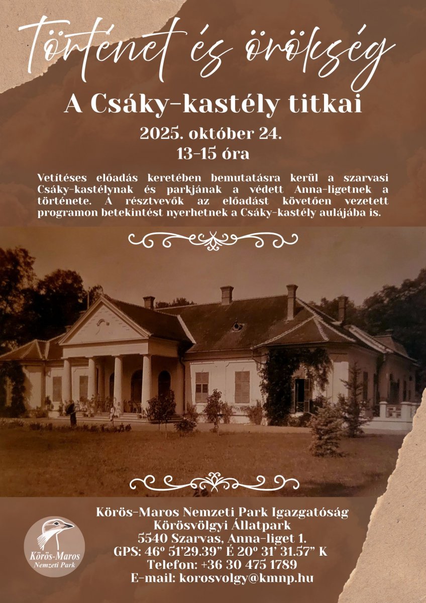 Csáky-kastély titkai