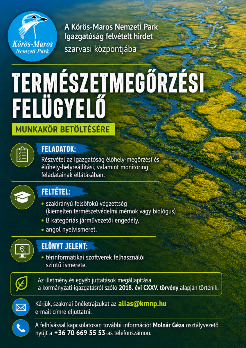 természetmegőrzési felügyelő